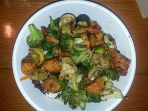 Veggie bowl (I forgot which one) at Green Bar and Kitchen in Fort Lauderdale