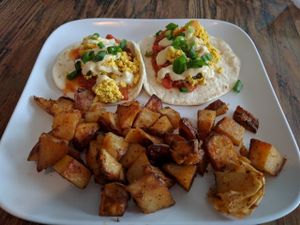 tofu rancheros at Green Bar and Kitchen in Fort Lauderdale