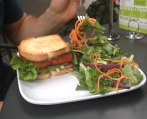 Buffalo tempeh  at Green Bar and Kitchen in Fort Lauderdale