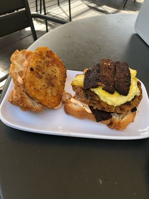 Seed festival award winning butger at Green Bar and Kitchen in Fort Lauderdale