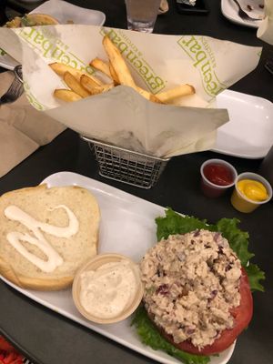 Chick’n salad sandwich  at Green Bar and Kitchen in Fort Lauderdale