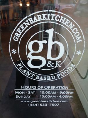 Door at Green Bar and Kitchen in Fort Lauderdale