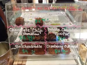 Vegan gluten free baked desserts at Green Bar and Kitchen in Fort Lauderdale