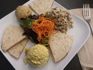 Trio salad special at Green Bar and Kitchen in Fort Lauderdale