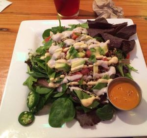 Taco Salad..... so good!!!!! at Green Bar and Kitchen in Fort Lauderdale