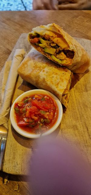 Burrito at Babel Guesthouse in Siem Reap