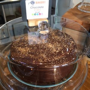 Vegan Choc Cake April 2017 at Mountain Cafe in Aviemore