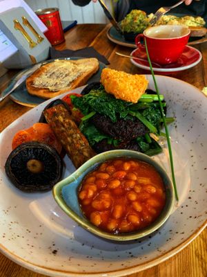 Vegan Brekkie at Mountain Cafe in Aviemore