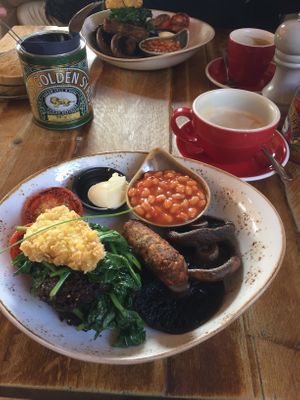 Best vegan brekkie at Mountain Cafe in Aviemore