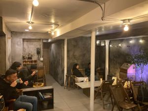 Basement seating at Urban Backyard in New York City