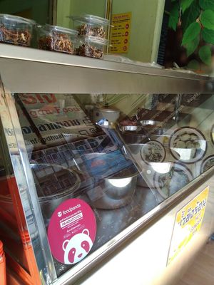 Many choices and food delivery too... at Ruean Thong Veg Food in Hua Hin