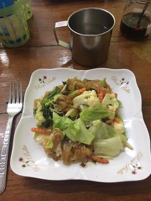 Really good Pad See Ew for 30B at Ruean Thong Veg Food in Hua Hin