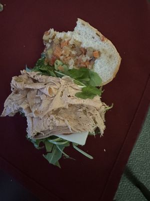 Inside the gabagool   at Nonno's Plant-Based Butcher in Hamilton