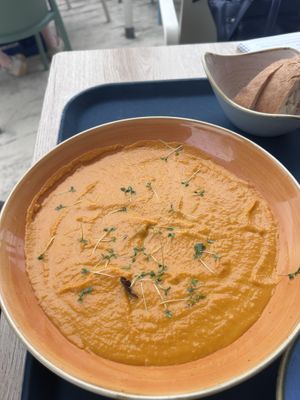 Karotten-Ingwer Suppe  at Watt's Up Foehr in Nieblum