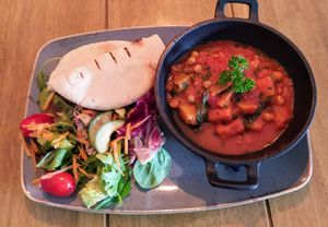 Vegan at The Punchbowl Inn in Woodstock