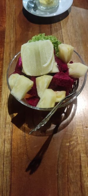 Fruit salad at Tabo Cottages in Samosir