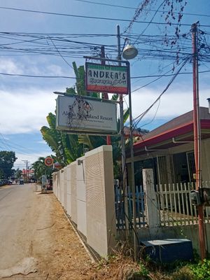 Look for this Street sign at Andrea's Kawayan Eatery in Panglao