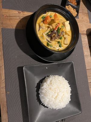Penang Curry   at All Vegan Cafe' Restaurant in Phuket