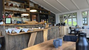   at Café Plateau  in Gudhjem