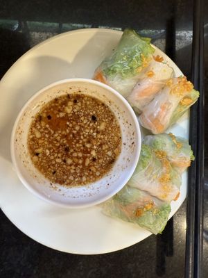 Fresh Spring Rolls  at Khmer Taste Restaurant in Siem Reap