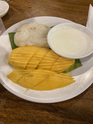 Mango sticky Rice  at Khmer Taste Restaurant in Siem Reap