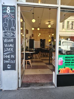 Entrance at COFFEE 8 in Williamstown