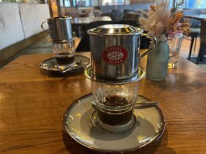 Vietnamese coffee  at Soy-Hamburg in Hamburg