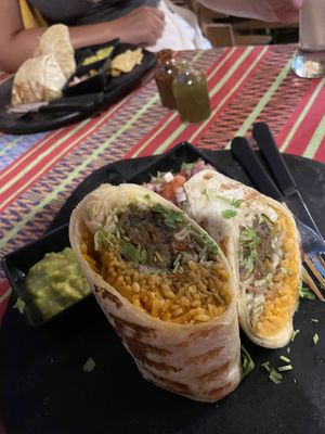Vegan Burrito  at Taco y Chela in Santa Marta