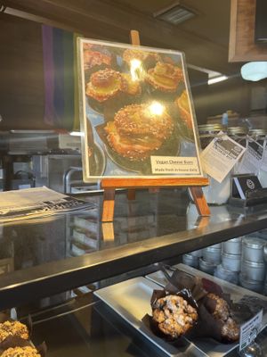 Vegan cheese buns  at Grounds for Coffee - Alma St in Vancouver