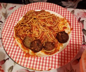 Spaghetti and Meatballs at Vida Cafe in Fort Worth