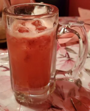 Virgin Strawberry Bellini at Vida Cafe in Fort Worth