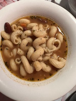 Minestrone soup  at Vida Cafe in Fort Worth