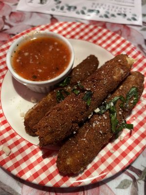 Mozzarella stocks  at Vida Cafe in Fort Worth