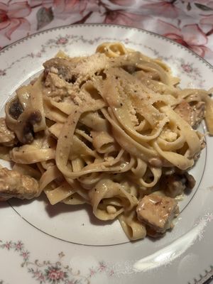 Marsala pasta  at Vida Cafe in Fort Worth