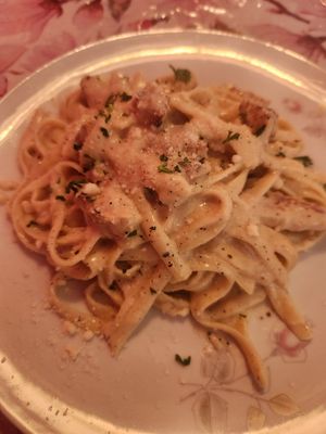 Pasta alfredo at Vida Cafe in Fort Worth