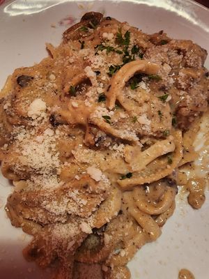 Chiken Marsala pasta at Vida Cafe in Fort Worth