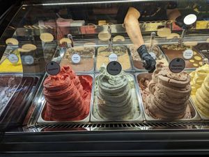 Vegan flavours at Anita Gelato  in New York City