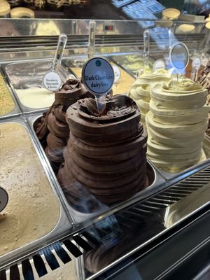 Dairy-free gelato close up  at Anita Gelato  in New York City