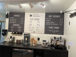 Prices  at Orange County Creamery  in San Clemente