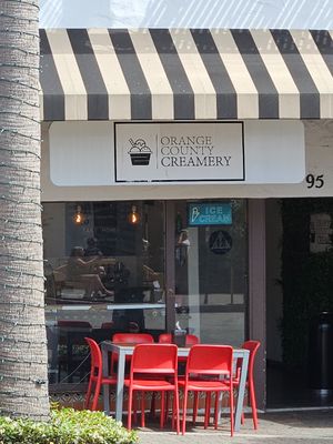 Next to the chocolate shop at Orange County Creamery  in San Clemente