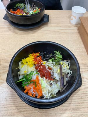 Hotpot bimibap. Very tasty at Daejeob - 대접 in Gwangju