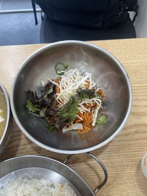 Spicy noodles  at Daejeob - 대접 in Gwangju