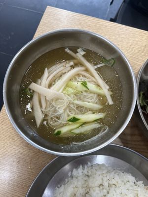 Cold noodles soup  at Daejeob - 대접 in Gwangju