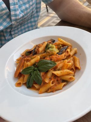 Penne pasta  at The Hangout in Mugla