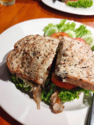 "Duck" sandwich at Cha Chai Home in Koh Phayam