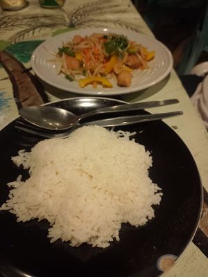 Rice at Cha Chai Home in Koh Phayam