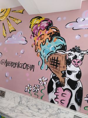 Great art (May 2024) at The Sweet Shop - Aberdyfi Ice Cream in Aberystwyth