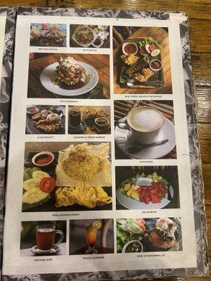 Menu may  at Ecolodge Bukit Lawang  in Bukit Lawang