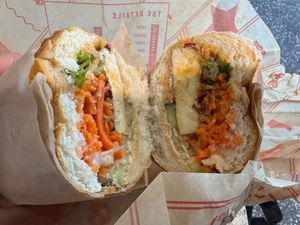 Lemongrass Tofu Banh Mi at SFO - Bun Mee - T1 in San Francisco