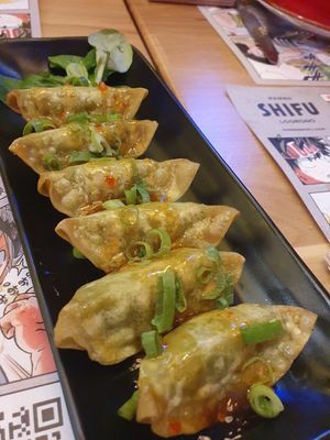 Gyozas at Ramen Shifu in Logrono